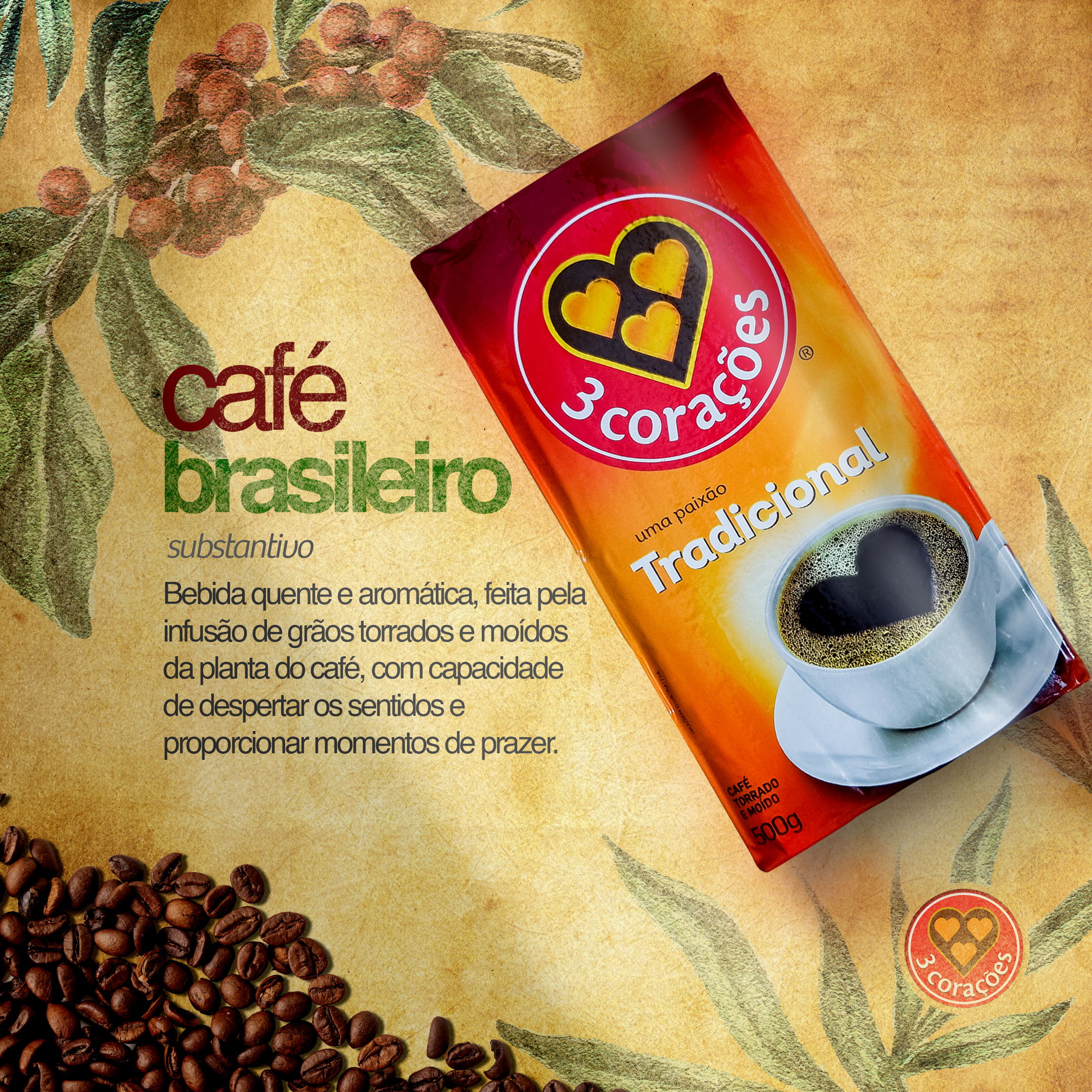 Campanha 3 Corações Café Tradicional